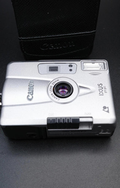 Vintage Canon IXUS FF Compact Camera & Case - Excellent Condition Fully Working