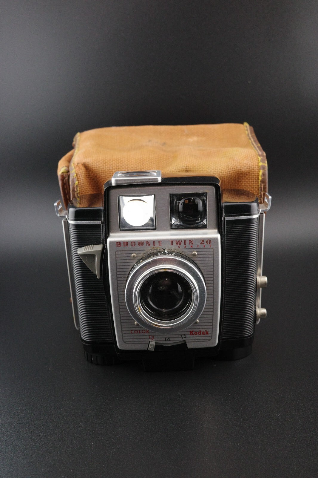 Kodak Brownie Twin 20 Vintage 1960's 620 Film Camera and Case - Tested & Working