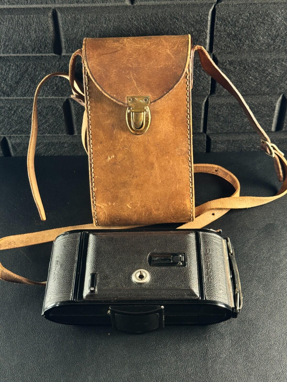 Voigtländer Bessa Vintage 1930's Folding Bellows Camera & Case - Not Working