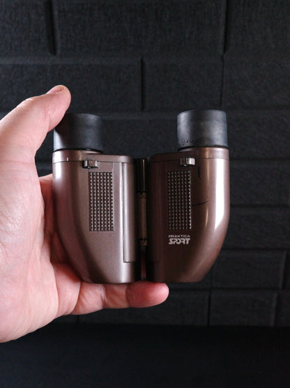 Praktica Sport Vintage 1990's 10x25 Compact Binoculars + Case - Tested & Working