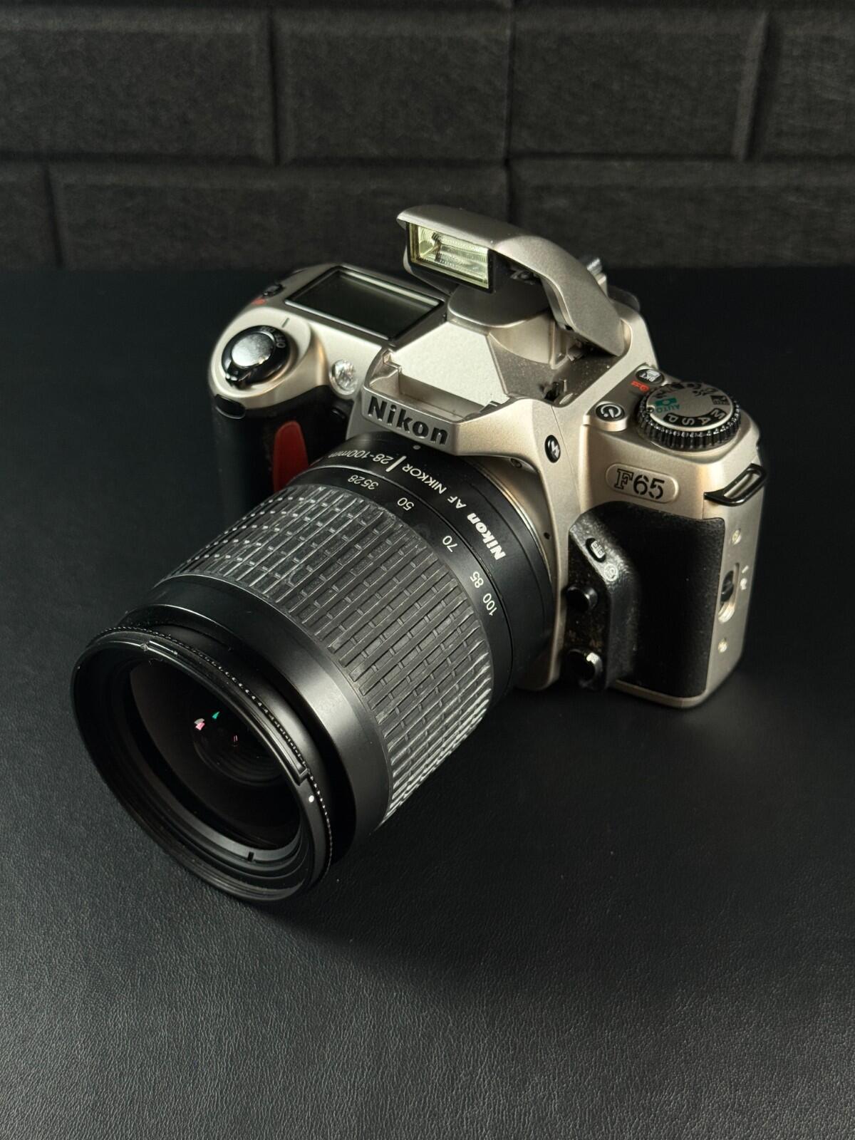Nikon F65 Vintage 35mm Film Camera + AF Nikkor 28–100mm Lens - Tested & Working