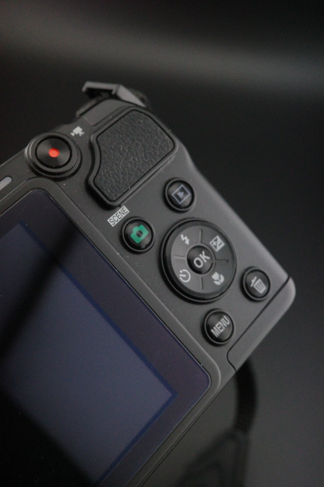 Nikon Coolpix L340 20.2MP 28x Zoom Camera + Card & Bag - Working - Screen Fault