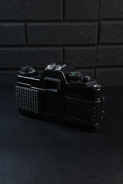 Praktica BCA SLR 35mm Camera Bundle - 2 Lenses, Flash, Case & More - Working