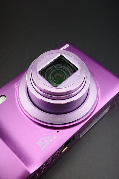 Olympus VR-350 Purple 16MP 10x Zoom Camera, New Battery & Charger Tested Working