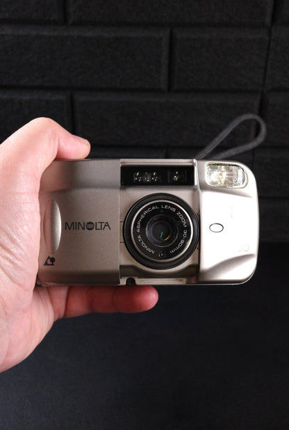 Minolta Vectis 30 Vintage 1990's APS Film Point & Shoot Camera Tested & Working