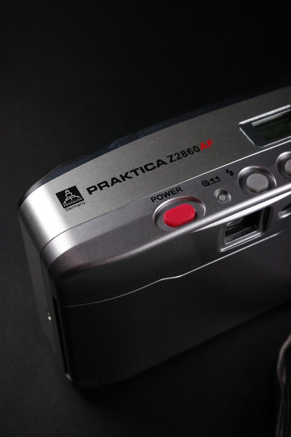 Praktica Power Zoom Z2860 AF 35mm Point & Shoot Film Camera with Case - Working