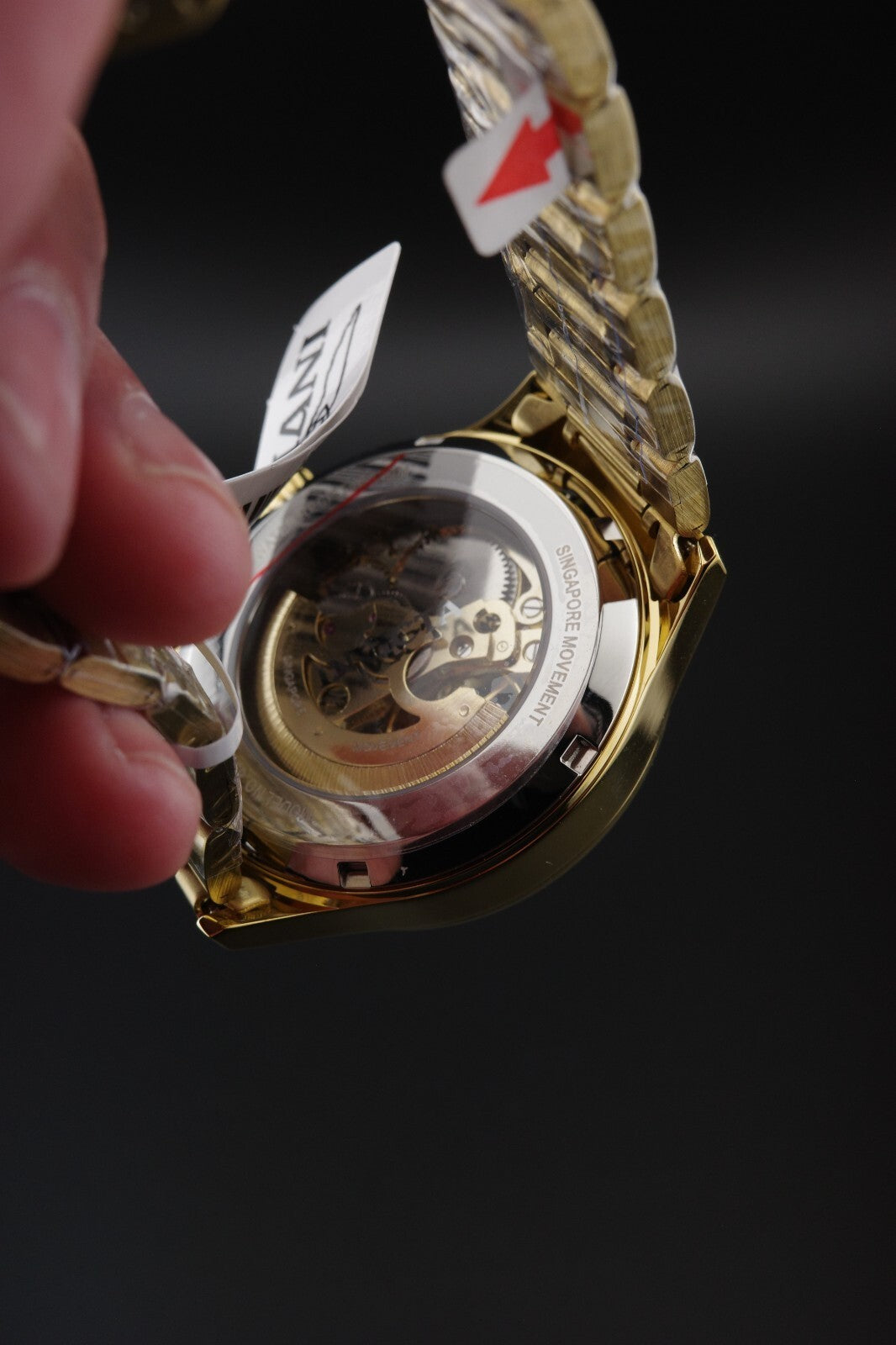Invicta Objet D Art 69116 Men’s Automatic Watch 40mm Gold Skeleton - New & Boxed