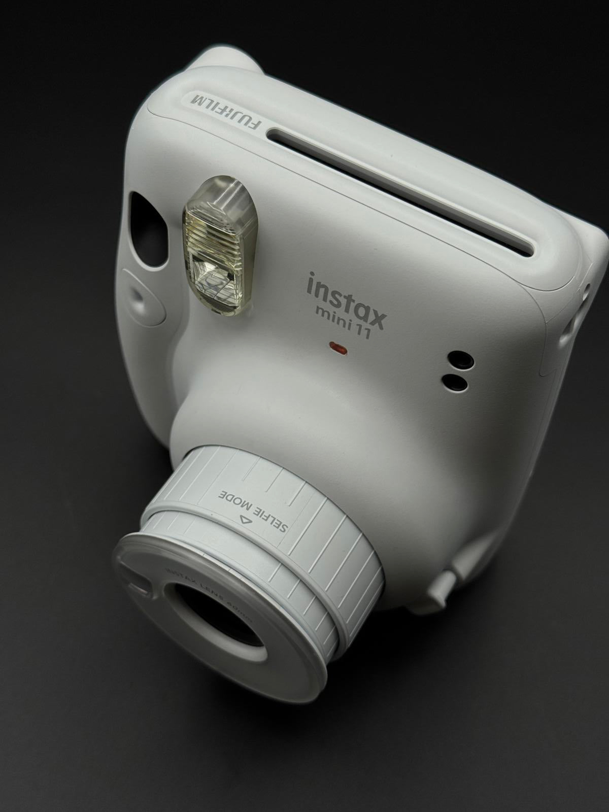 Fujifilm Instax Mini 11 Ice White Instant Camera + Case, Film & Batteries