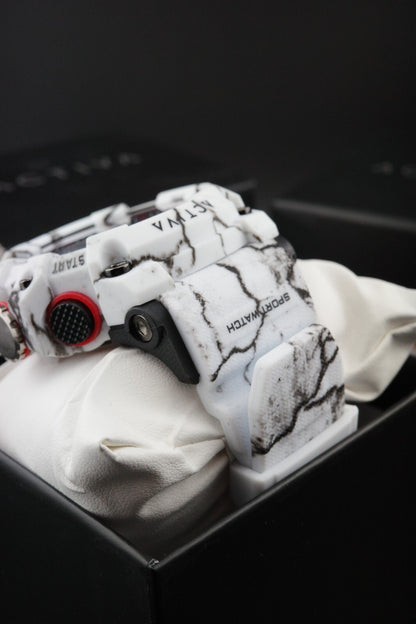 Brand New & Boxed - Activa X Invicta ACW8008-003 Men's Digital Watch 49mm White Camouflage