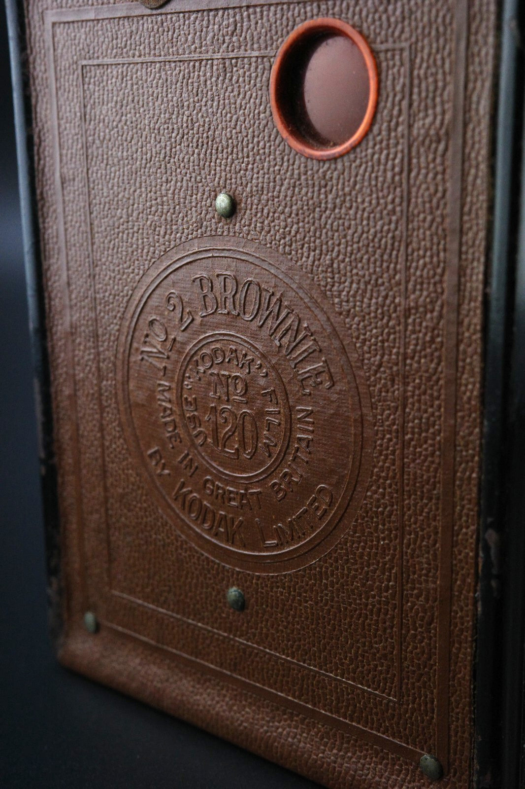 Kodak No.2 Brownie Model F Vintage 1930's 120 Film Box Camera - Tested & Working