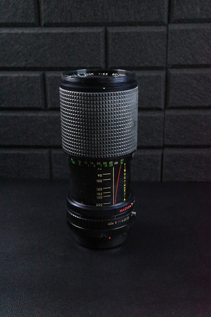 Super-Paragon 80-200mm f/4.5 Macro Zoom Lens - Canon FD Mount - Heavy Fungus