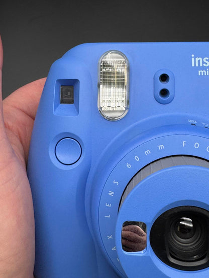 Boxed Fujifilm Instax Mini 9 Instant Camera Cobalt Blue + Film & Batteries