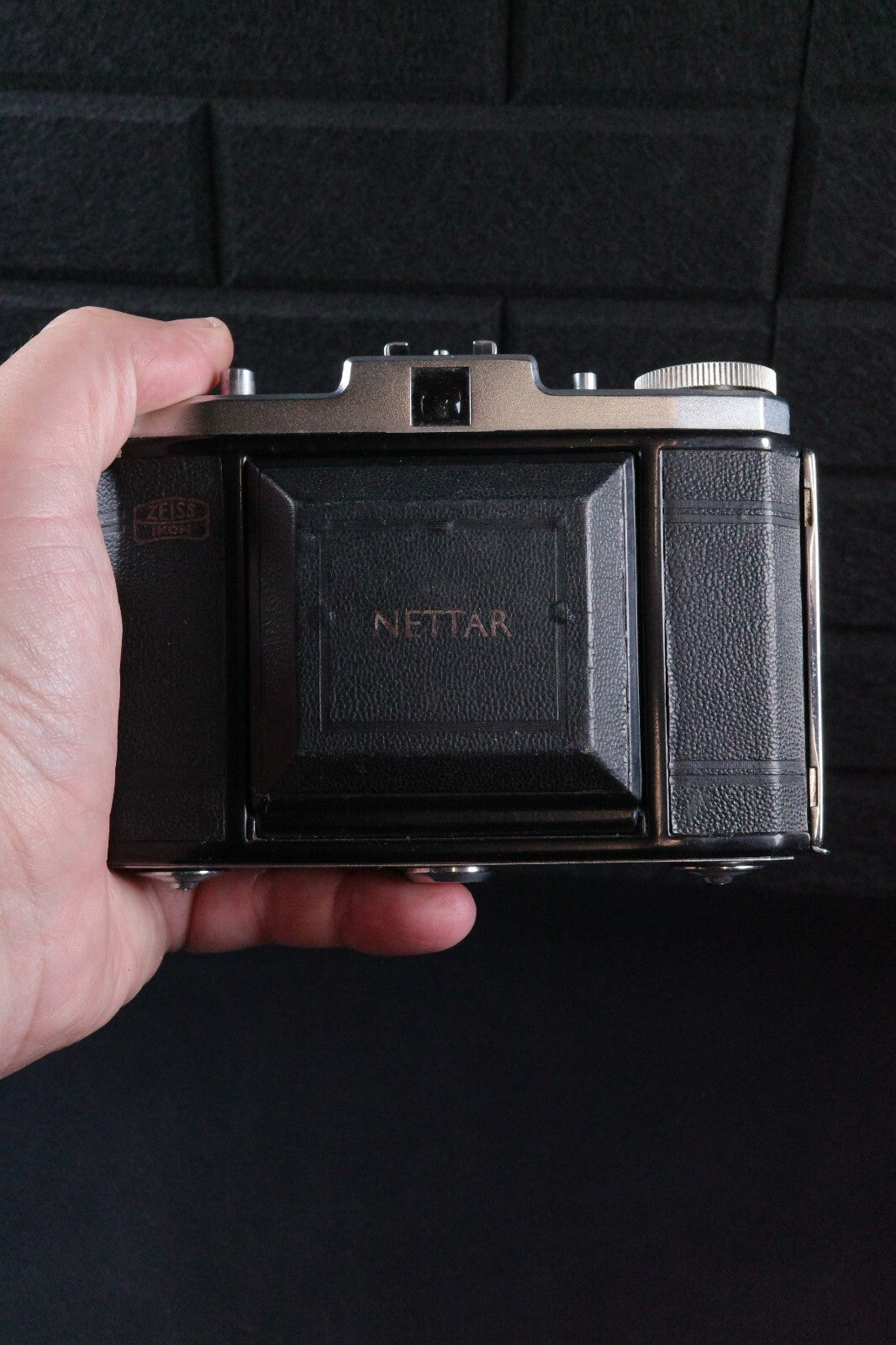 Zeiss Ikon Nettar 517/16 Vintage 1950's 120 Film Camera - Working - Heavy Fungus On Lens