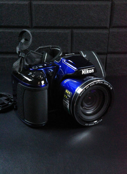Nikon Coolpix L810 16.1MP Blue Digital Bridge Camera 26x Optical Zoom - Working