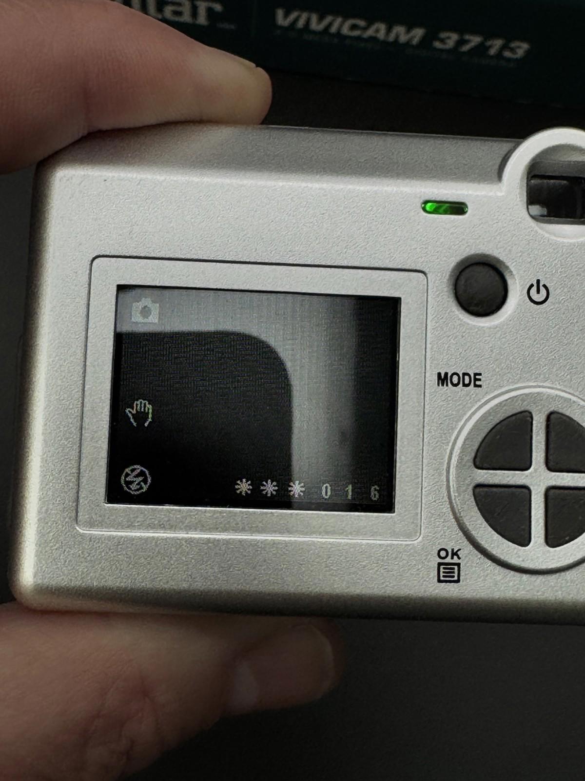 Fully Working & Boxed Vivitar Vivicam 3713 3MP Compact Digital Camera + SD Card