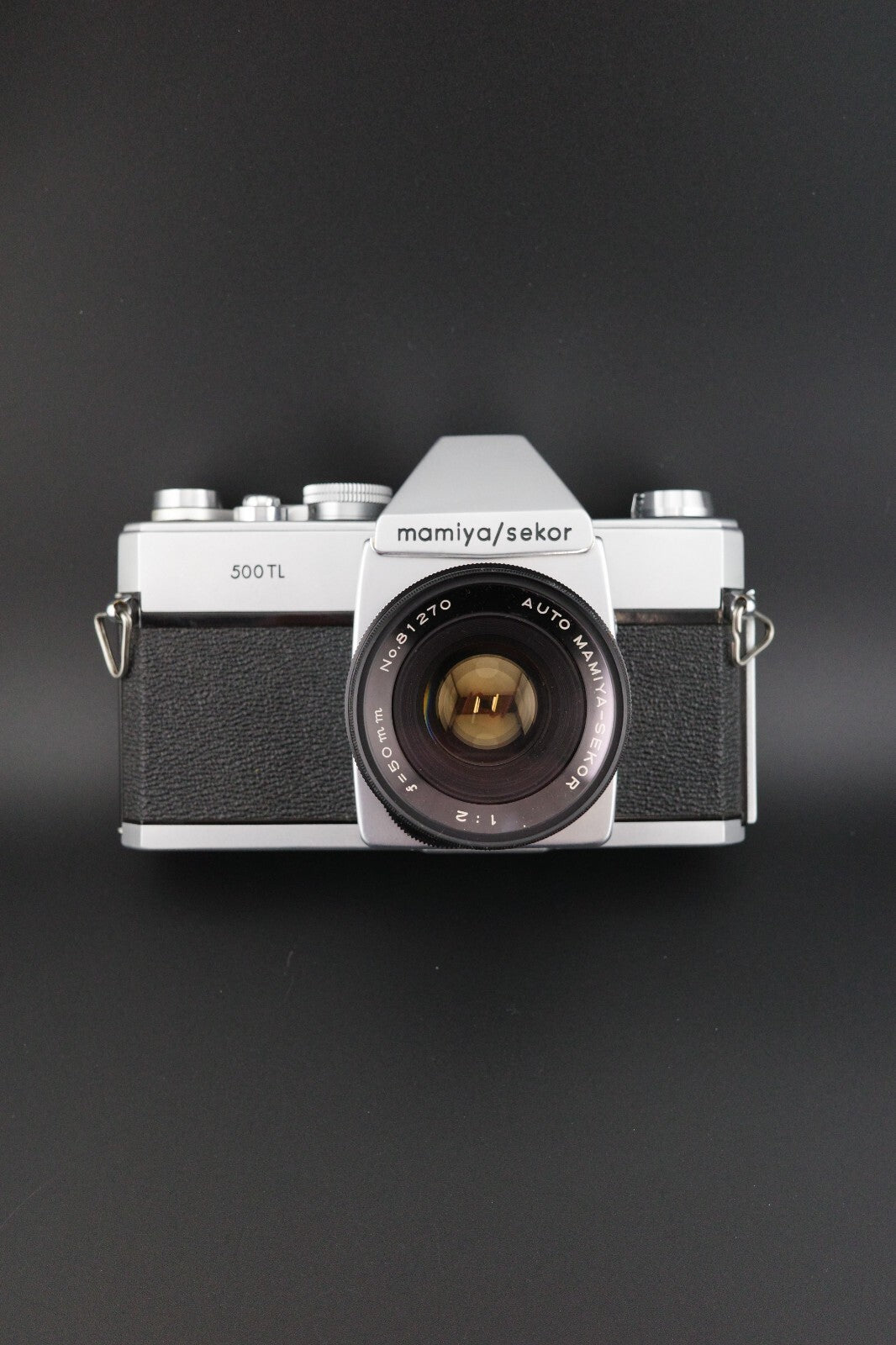 Mamiya/Sekor 500TL 35mm Film Camera +  50mm f/2 Lens Winds, Fires, Faulty Meter