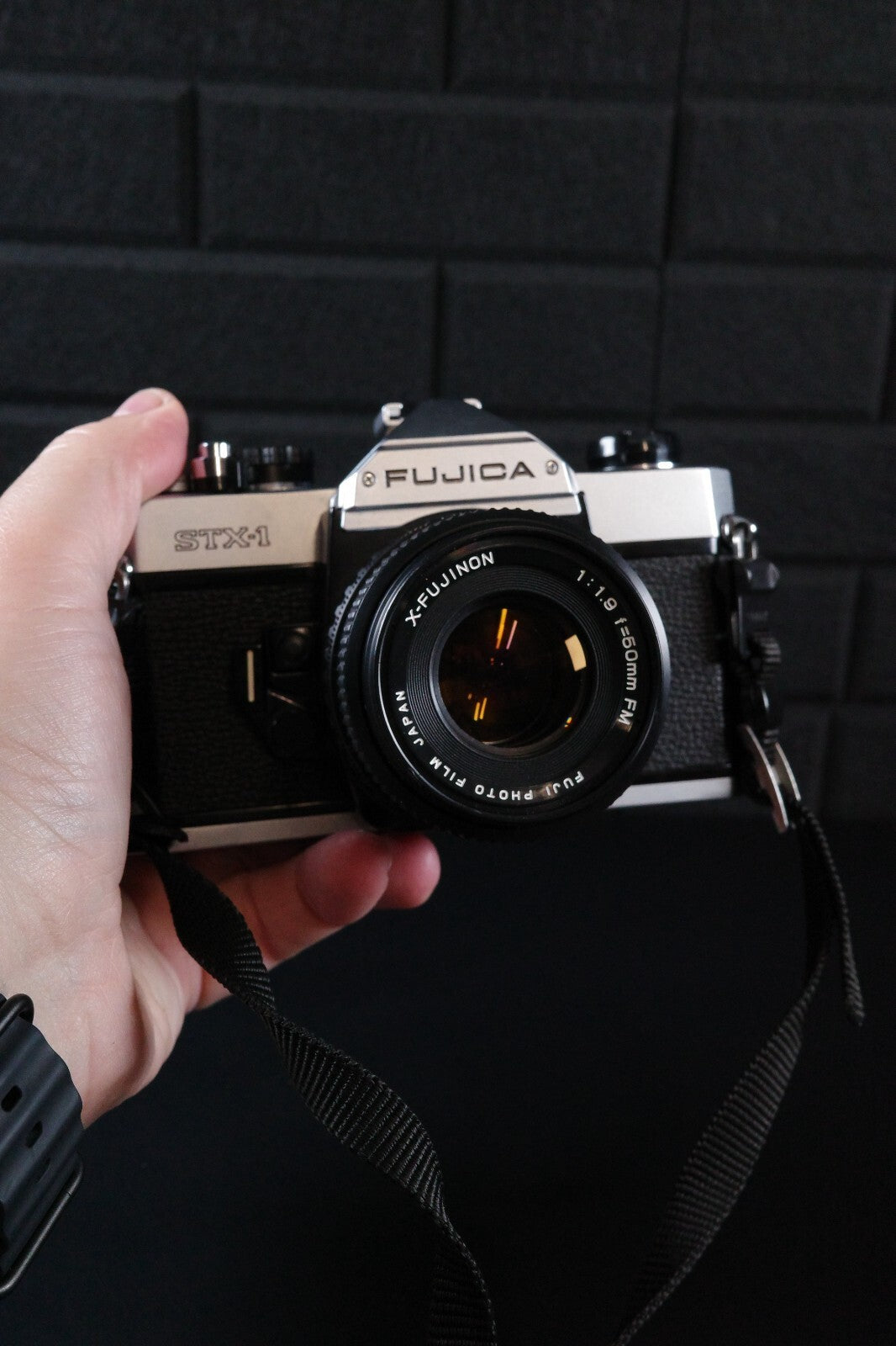 Working Fujica STX-1 Vintage 1980's 35mm SLR Film Camera - X-Fujinon 50mm f/1.9