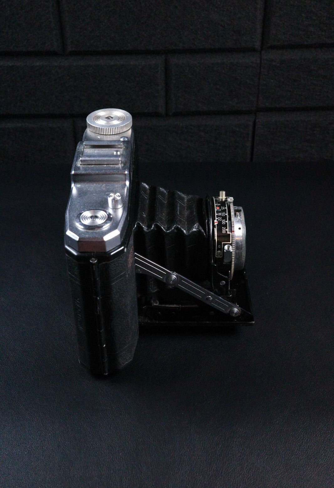 Zeiss Ikon Nettar 517/16 Vintage 1950's 120 Film Camera - Working - Heavy Fungus On Lens