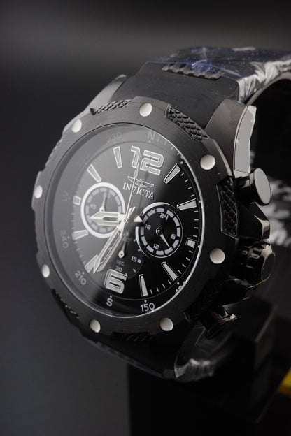 Invicta I-Force Axis 50556 Men’s Watch 50mm Black - Silicone - Brand New & Boxed