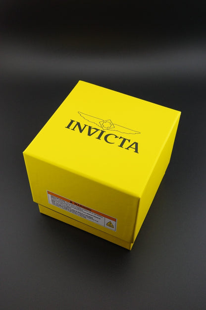 Invicta Lupah 50803 Men's Quartz Watch 47mm Black Stainless Steel - New & Boxed