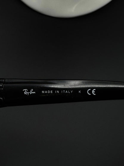 Ray Ban 4075 Men's Wraparound Sunglasses With G15 Glass Lenses