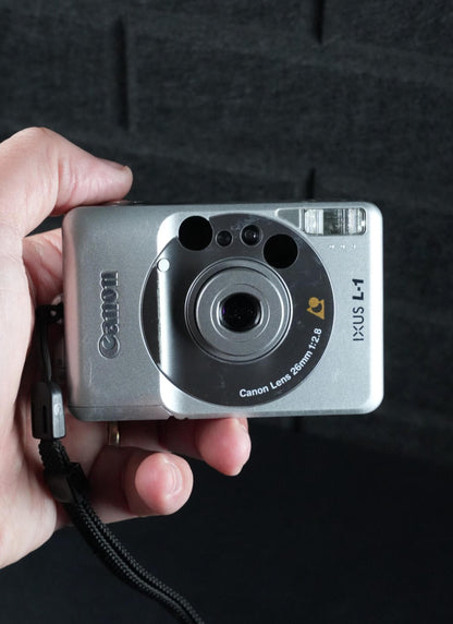 Canon ixus L-1 Vintage 1990's APS Film Camera + Battery - Tested & Working (W89)