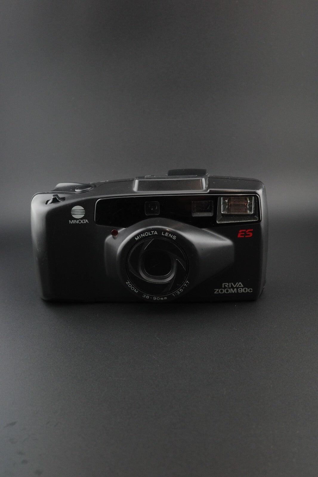 Minolta Riva Zoom 90c Vintage 35mm Point & Shoot Auto Focus Camera - Working