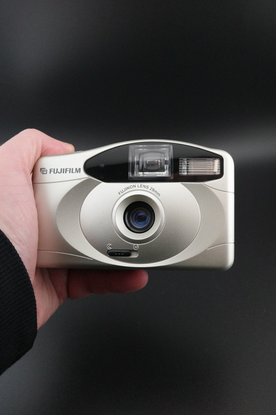 Fujifilm Auto20 Big Viewfinder Vintage 1990's 35mm Film Camera Tested & Working
