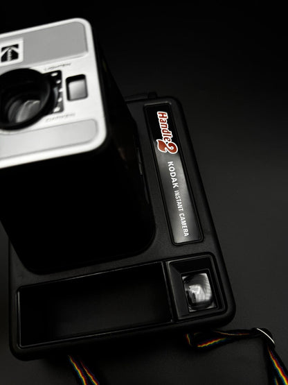 Vintage 1979 Kodak Handle 2 Instant Camera With Box & Manual - Untested