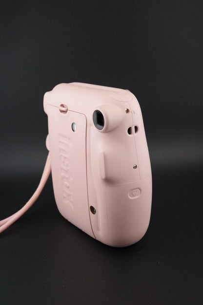 Fujifilm Instax Mini 11 Blush Pink Instant Film Camera - Film Tested & Working