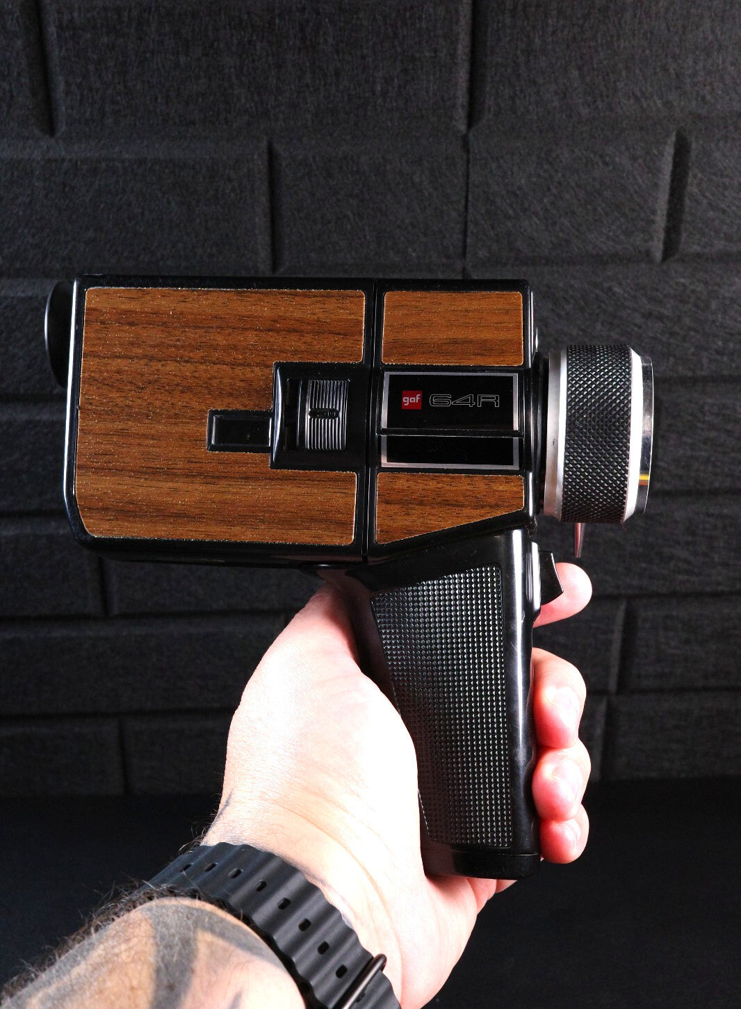 GAF 64R Vintage 1970's Super 8 Cine Movie Camera & Case - Faulty Spares Repair