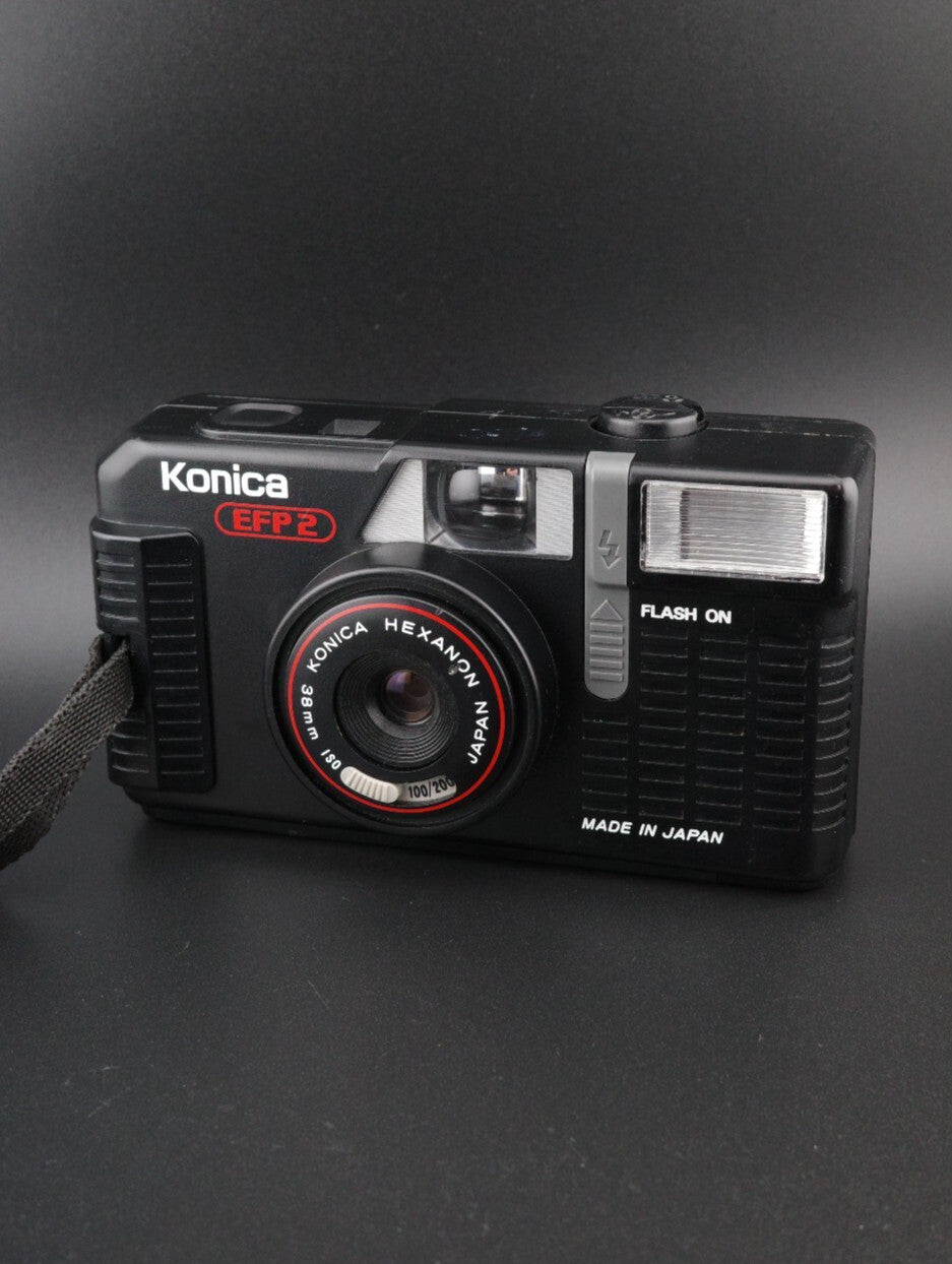 Konica EFP 2 Vintage 35mm Film Point and Shoot Camera - Film Tested & Working
