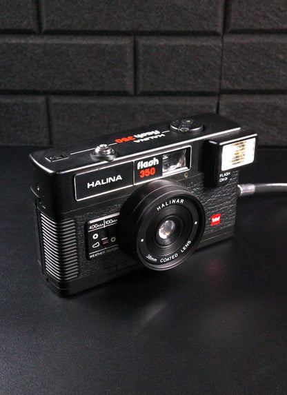 Halina Flash 350 Vintage 1990's 35mm Film Camera - Film Tested & Working