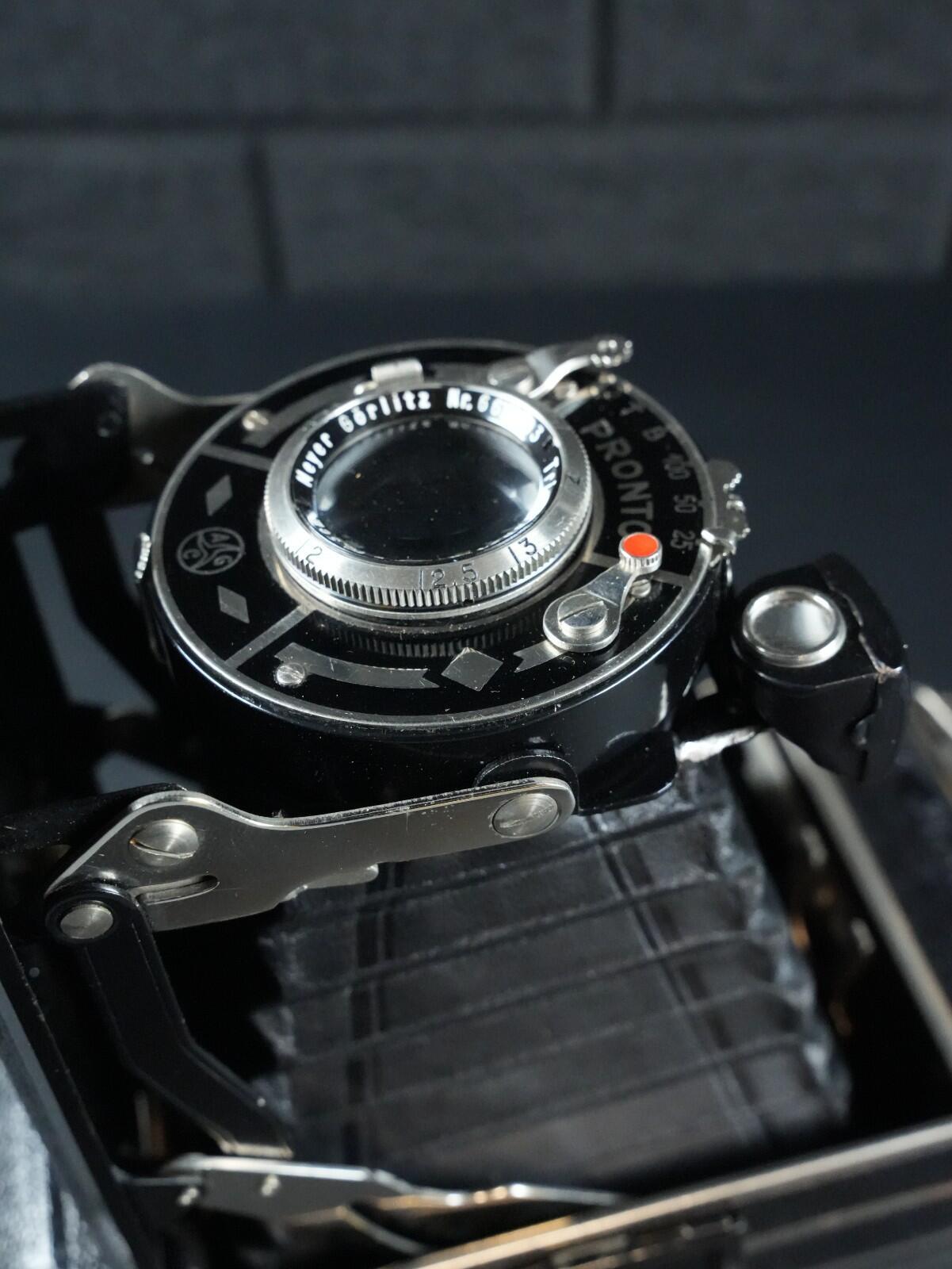 AGC Balda Pronto 1930's Folding Bellows Camera Meyer-Optik Görlitz Lens Working