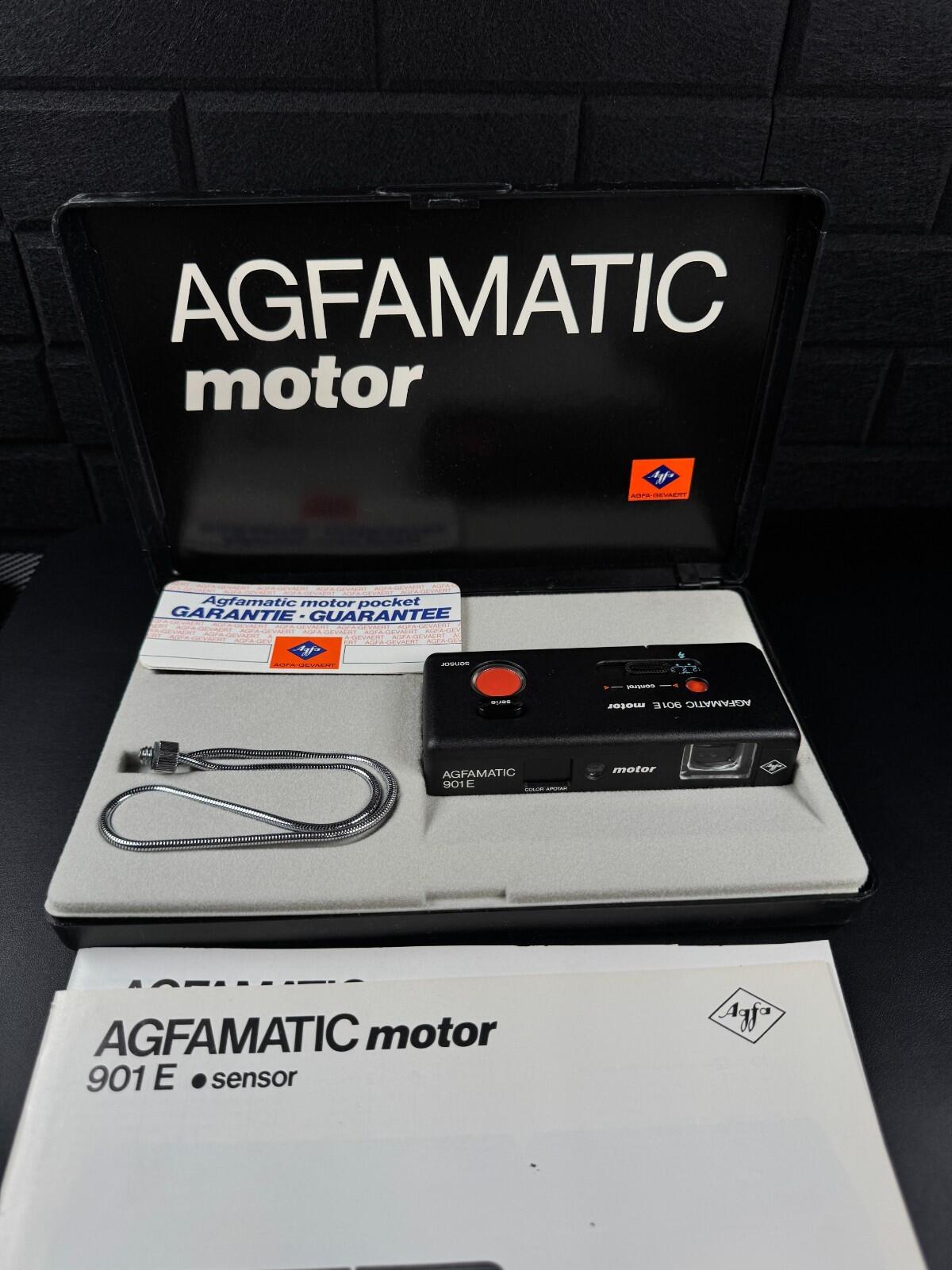 Agfamatic Motor 901E Vintage 1970's 110 Film Camera - Boxed, Tested & Working