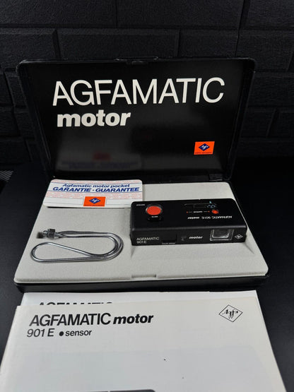 Agfamatic Motor 901E Vintage 1970's 110 Film Camera - Boxed, Tested & Working