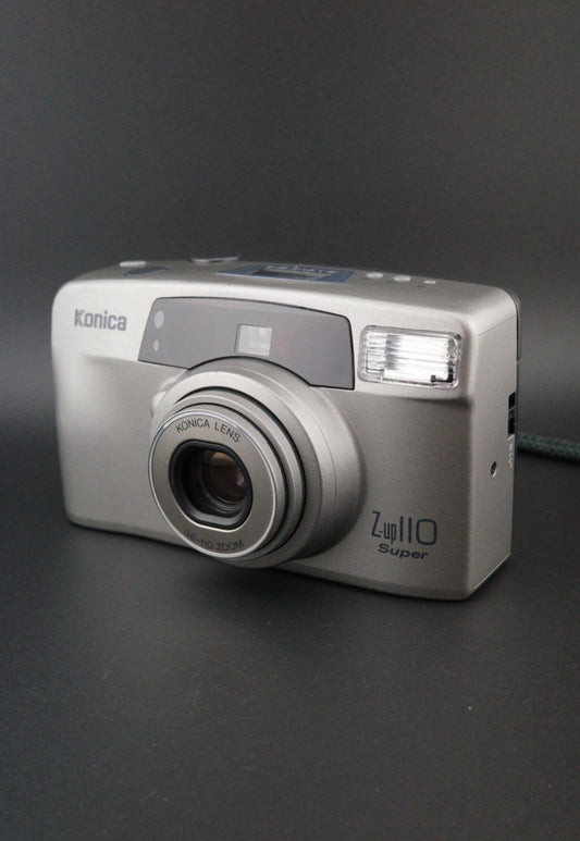 Konica Z-Up 110 Super 35mm Film Camera 38-110mm Film Tested Working New Battery