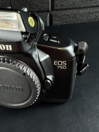 Canon EOS 750 Vintage 1980's 35mm SLR Film Camera Body Only - Tested & Working