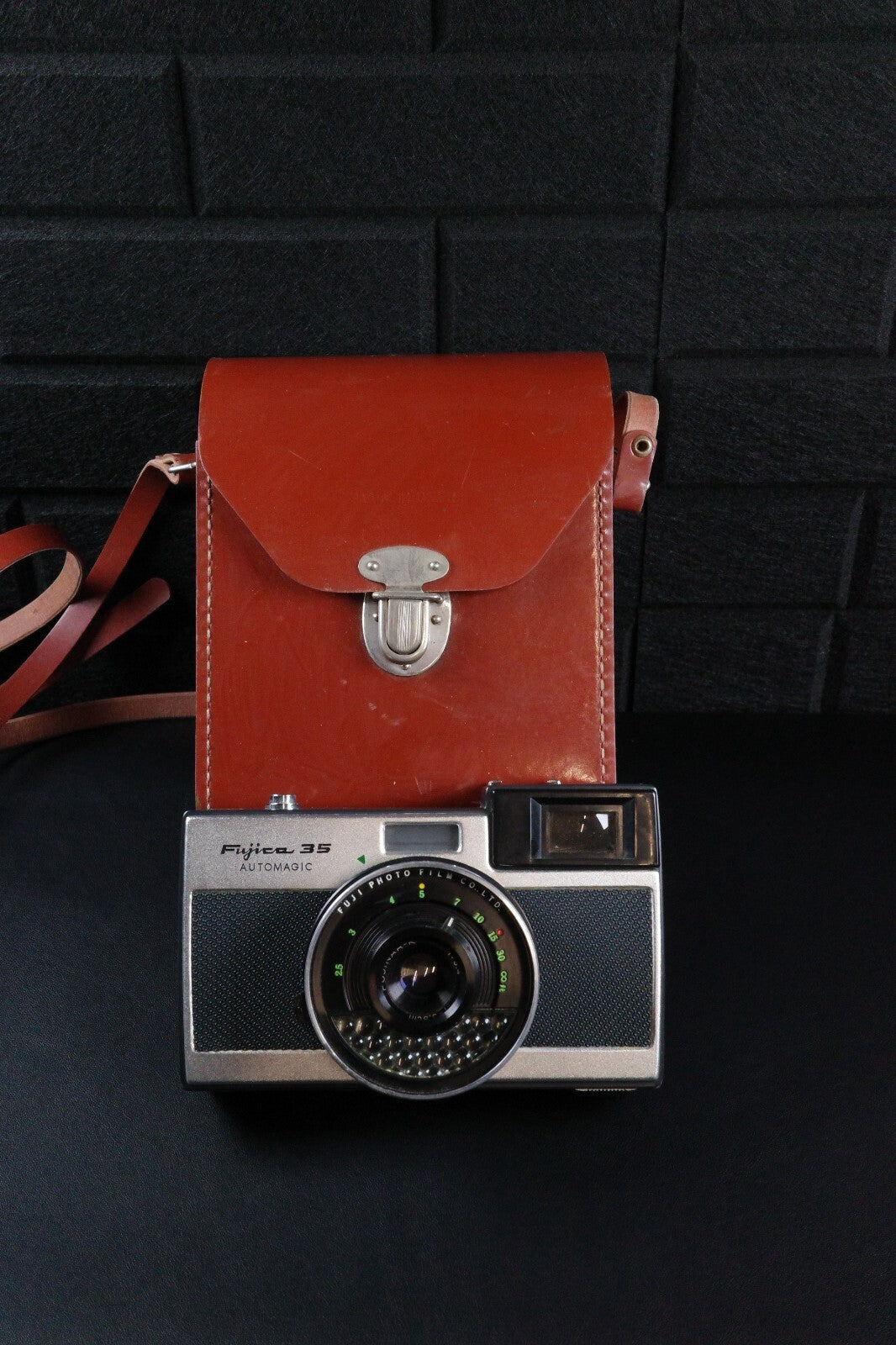 Fujica 35 Automagic Vintage 1960's 35mm Film Camera + Case Film Tested & Working