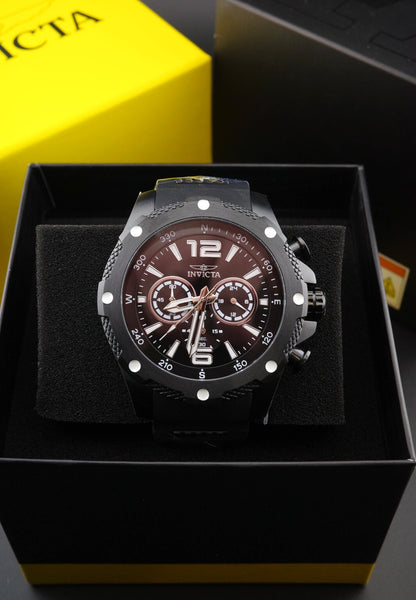 Invicta I-Force Axis 50556 Men’s Watch 50mm Black - Silicone - Brand New & Boxed
