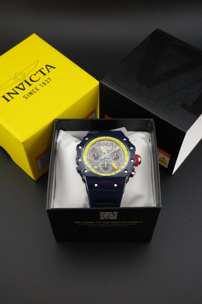 Invicta Racing Vaulthan 69661 Men’s Watch 44mm Dark Blue - Brand New & Boxed