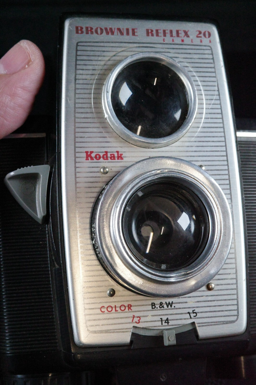 Kodak Brownie Reflex 20 Vintage 1960's 620 Film Box Camera - Tested & Working