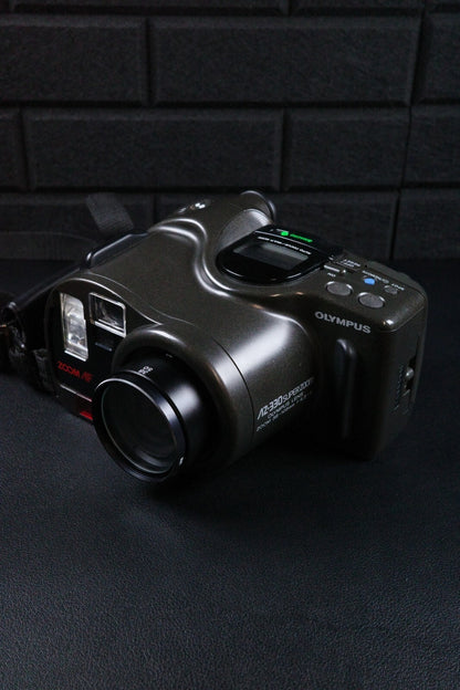 Olympus AZ-330 Superzoom Vintage 1990's 35mm Camera + Batteries - Working VGC