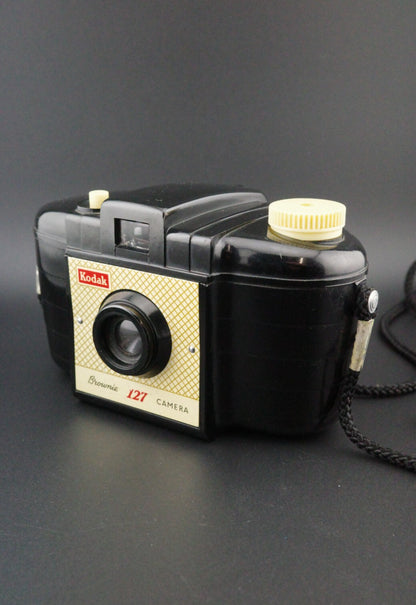 Kodak Brownie 127 Film Camera Vintage 1950s Tested & Working With Original Case