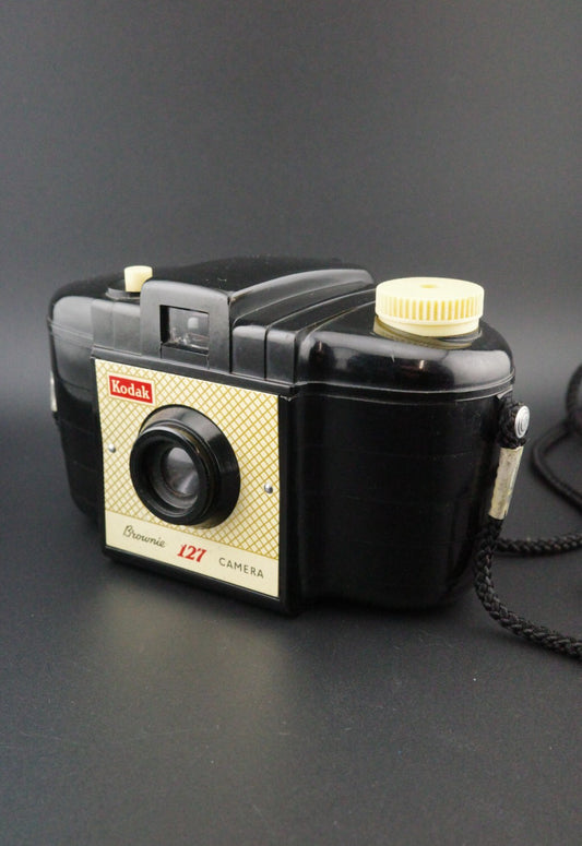 Kodak Brownie 127 Film Camera Vintage 1950s Tested & Working With Original Case