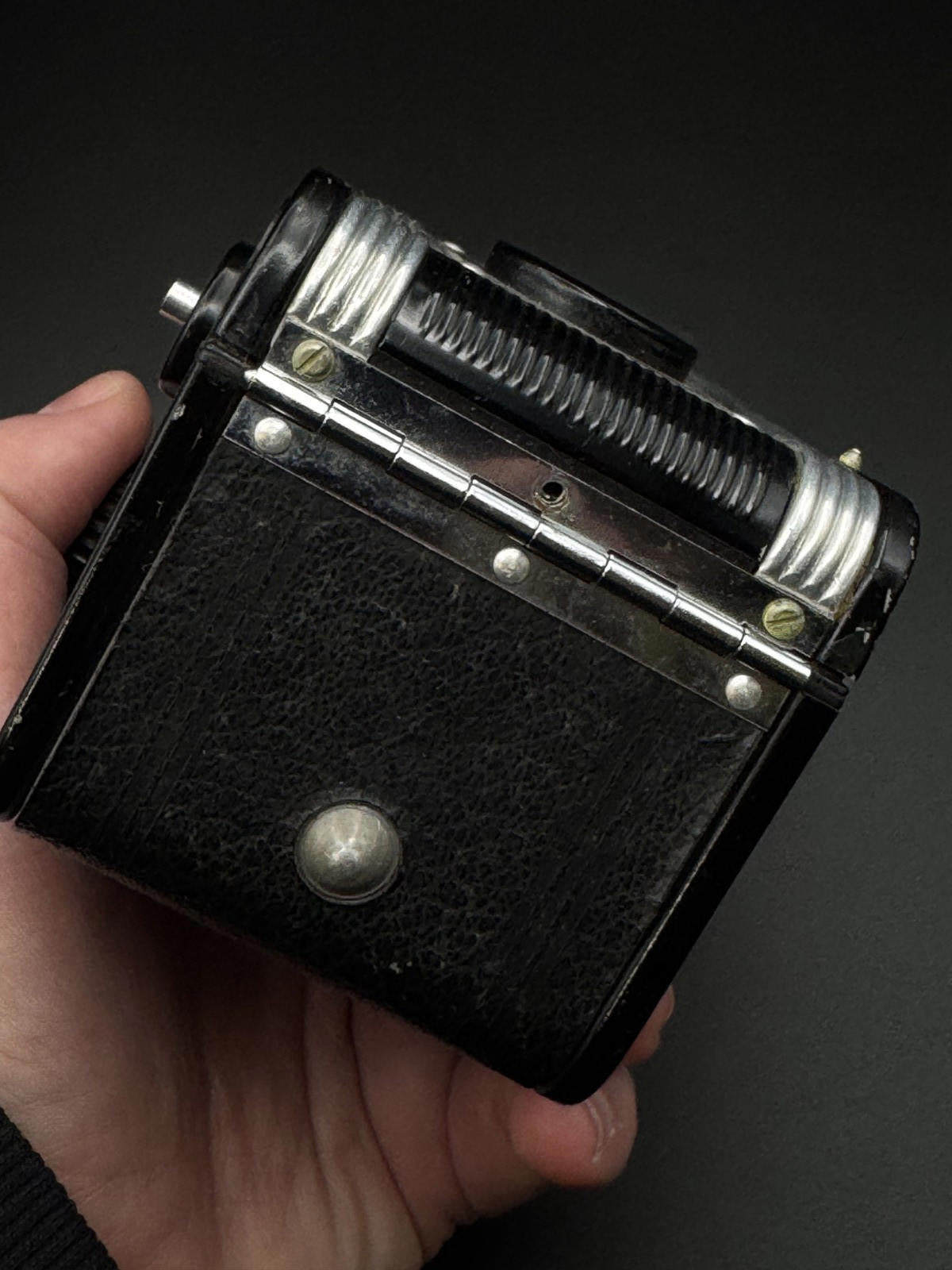 Vintage 1950s Kodak Duaflex II 620 Film Box Camera & Leather Case - Working