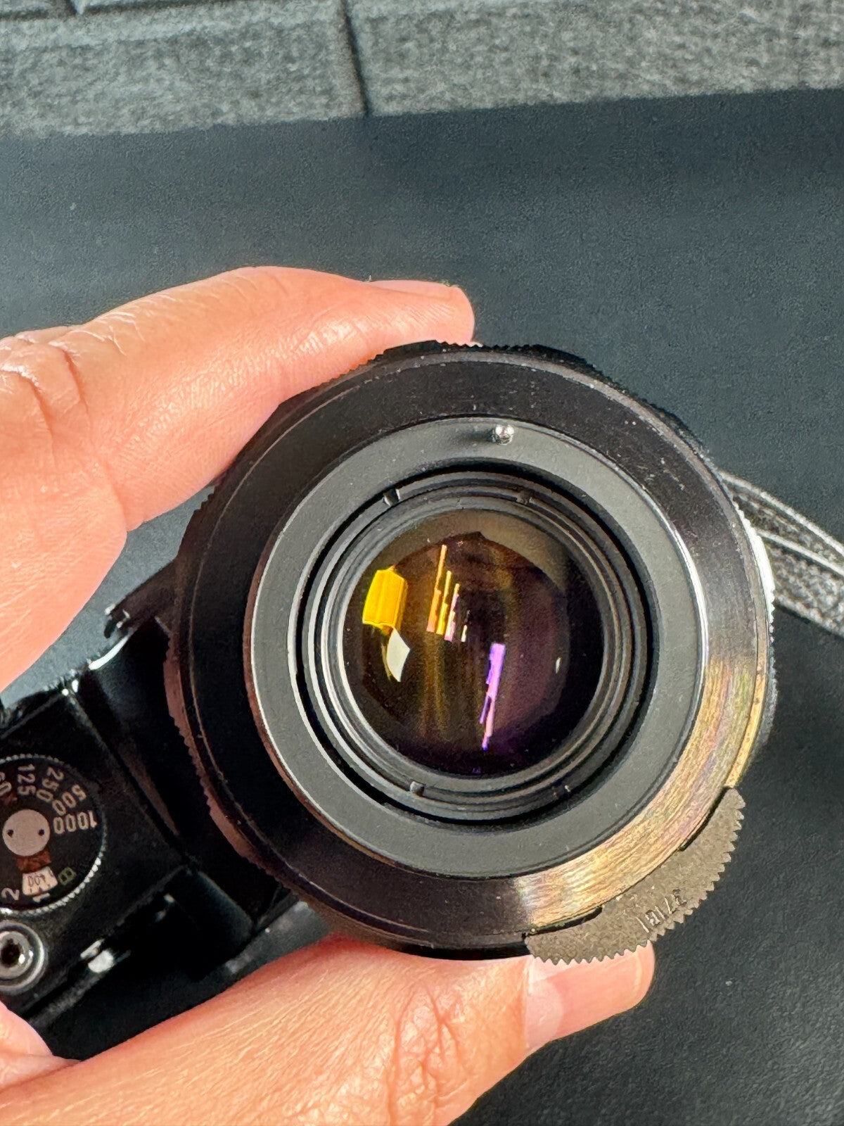 Asahi Pentax Spotmatic SP 35mm SLR Film Camera + Takumar 55mm 1.8 Lens - Working