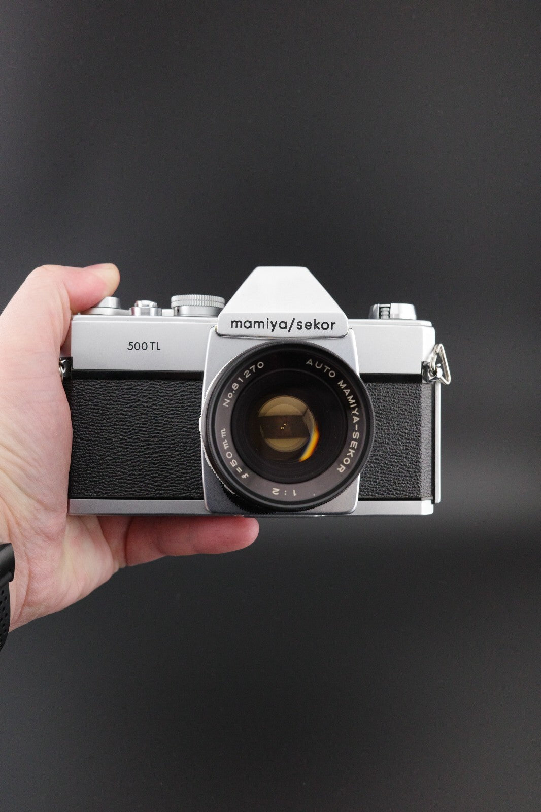 Mamiya/Sekor 500TL 35mm Film Camera +  50mm f/2 Lens Winds, Fires, Faulty Meter
