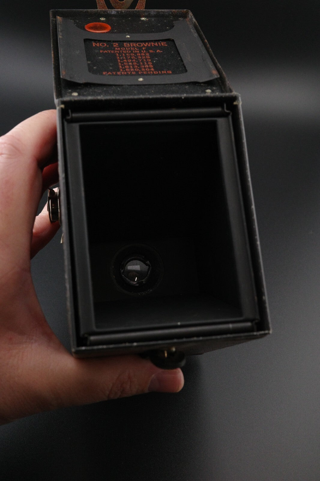 Kodak No.2 Brownie Model F Vintage 1930's 120 Film Box Camera - Tested & Working
