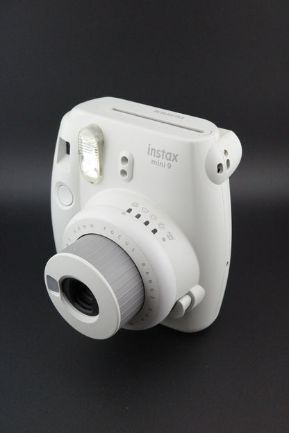 Instax Mini 9 White Instant Film Camera + Batteries - Tested & Working